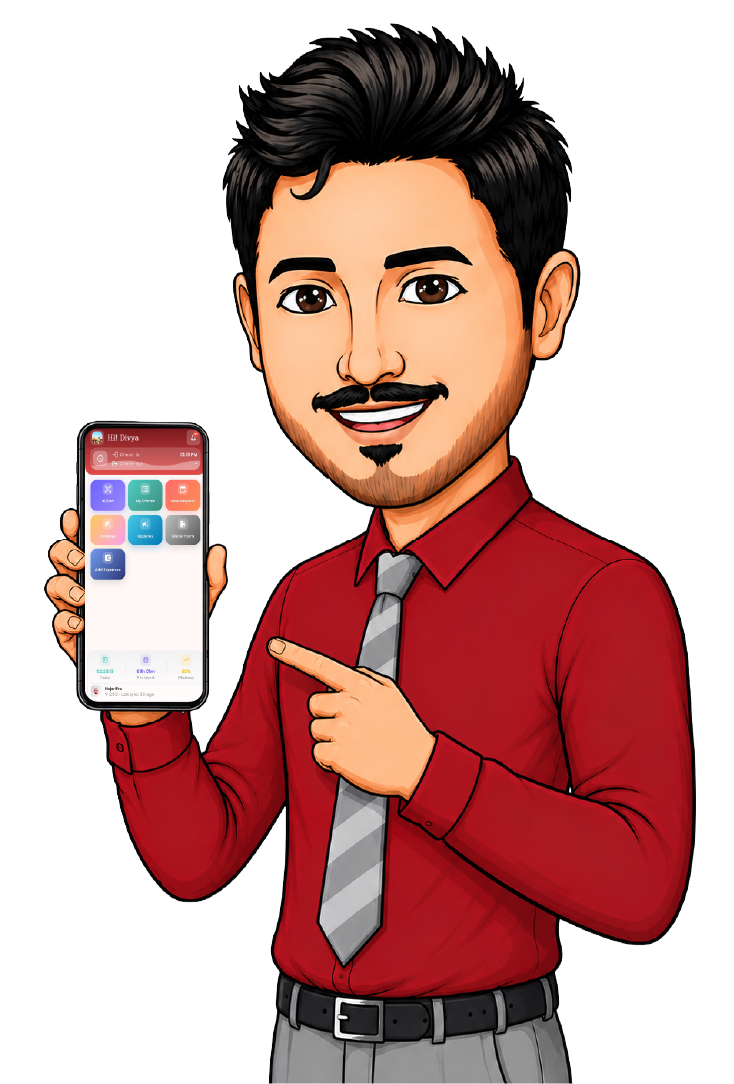 Employee app quick check-in